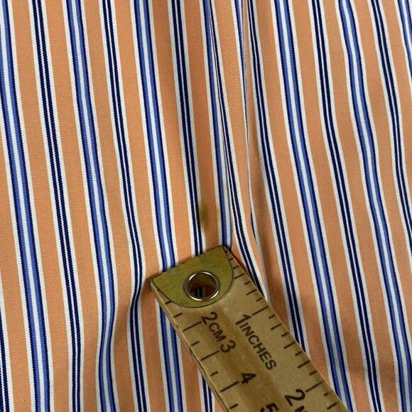 VTG Ralph Lauren Custom Fit Button Down Shirt Men's 16 34/35 Medium Striped - Picture 12 of 12